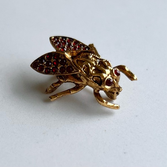 𝒱𝒾𝓃𝓉𝒶ℊℯ 𝒢ℴ𝓁𝒹 𝒯ℴ𝓃ℯ ℛ𝓊𝒷𝓎 ℛℯ𝒹 ℛ𝒽𝒾𝓃ℯ𝓈𝓉ℴ𝓃ℯ ℱ𝓁𝓎 ℬ𝓇ℴℴ𝒸𝒽 - Picture 5 of 6